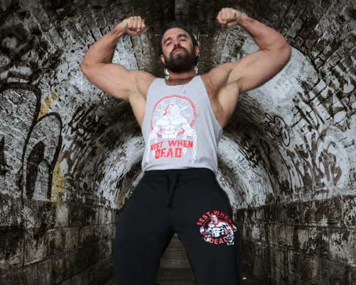Rest When Dead men's apparel